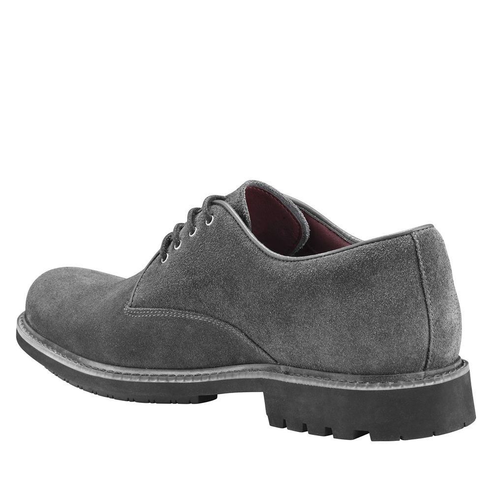 Pantofi Oxford Timberland Barbati Gri Inchis - Stormbuck Waterproof - Romania - COJTLX036